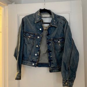 Iro Jeans distressed denim jacket
